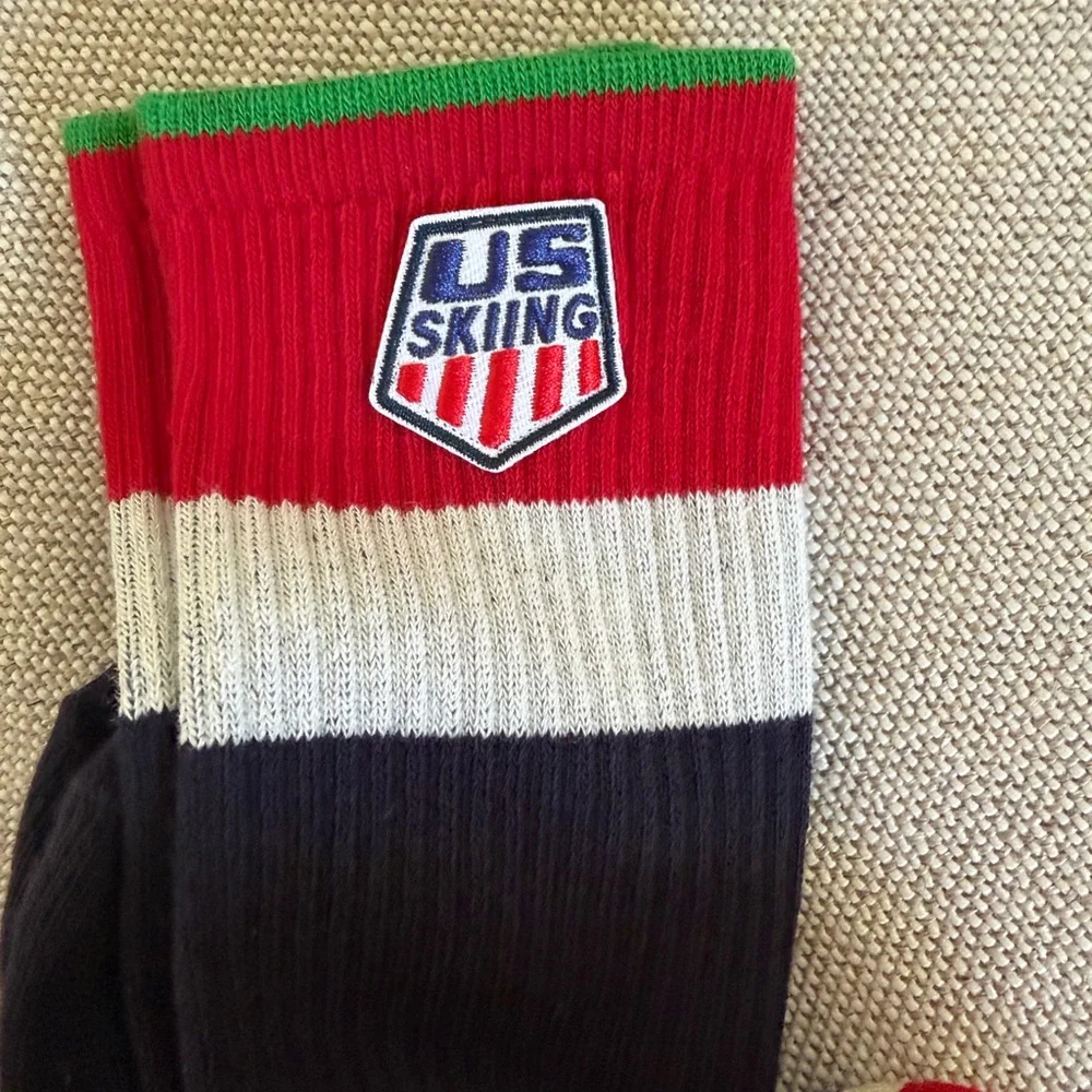 J CREW SIZE S/M U.S. Ski & Snowboard by J.Crew cotton socks three-pack $48‎